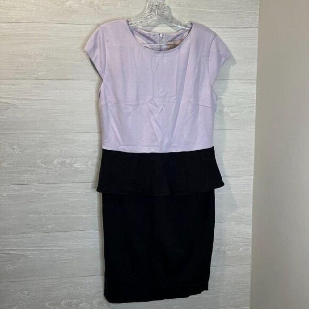 Philosophy Cap Sleeve Blouson Colorblock Sheath Dress Size 10‎ NWT
